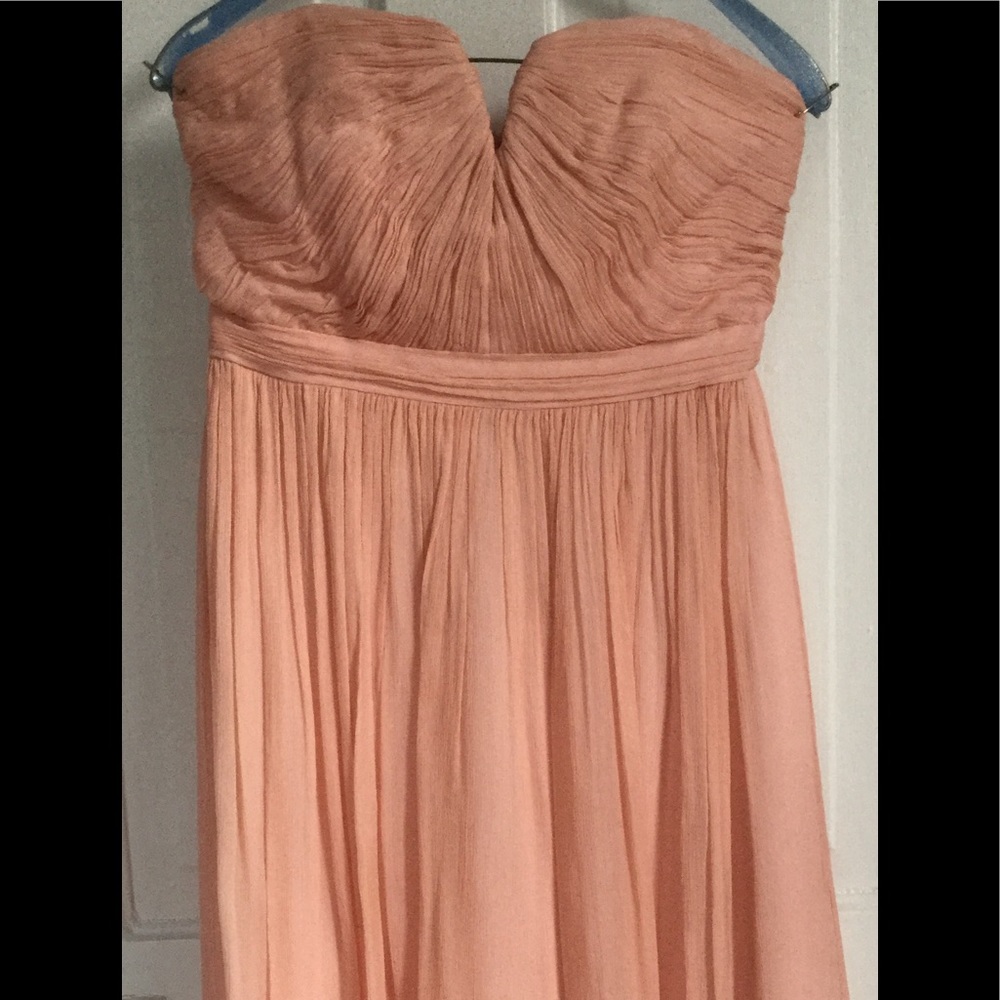 J Crew Bridesmaid Dress Nadia in Misty Rose