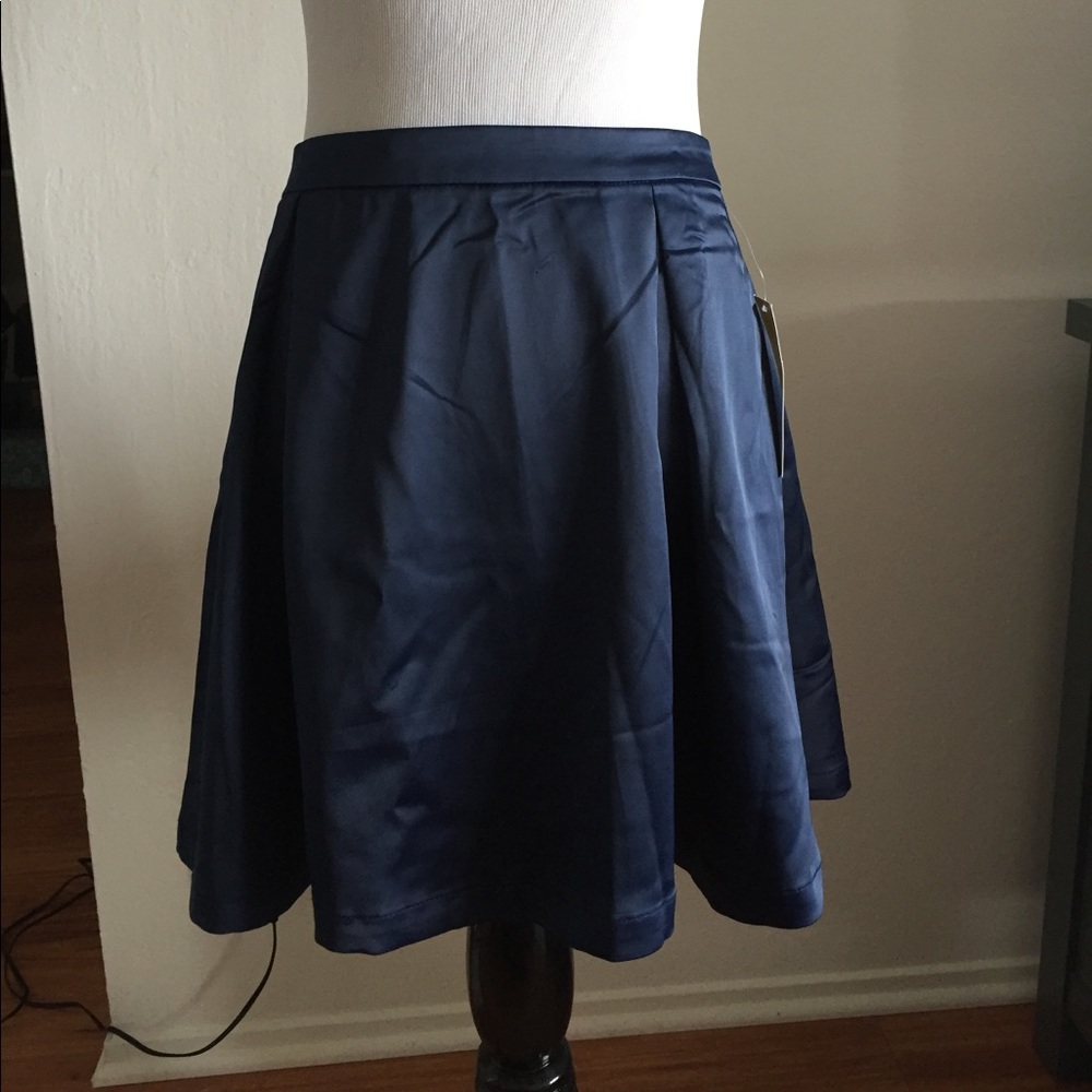 Tobi Blue Circle Skirt