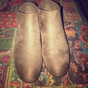 Tan ankle boots