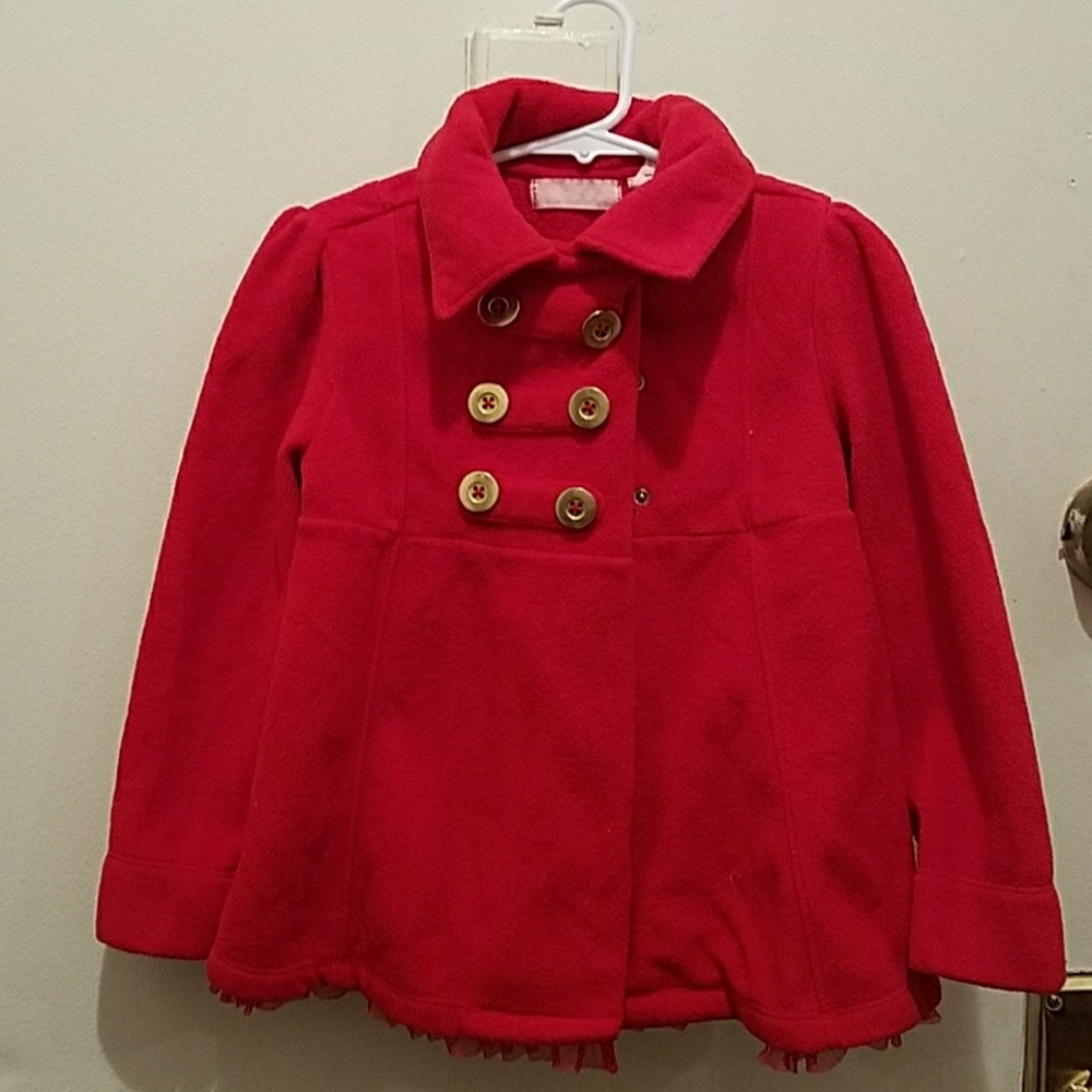 Little girl peacoat