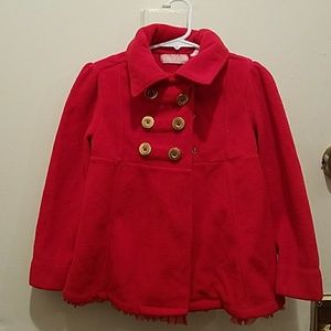 Little girl peacoat