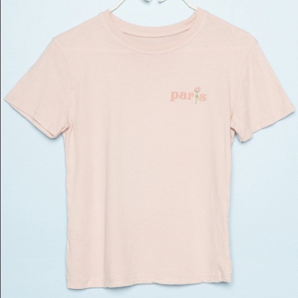 Brandy Melville velvet shorts and Paris top - Picture 2 of 3