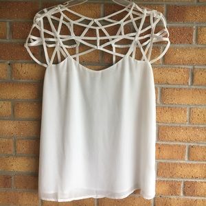 Beautiful white Strappy Top