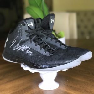 SIGNED AND GAME-WORN ENES KANTER SHOES