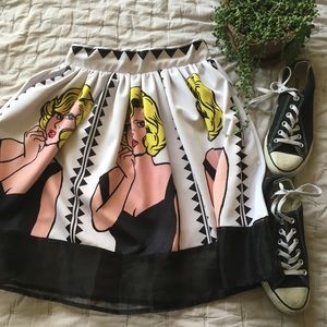 VINTAGE Pop-Art Style skirt