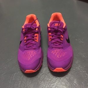 Purple and orange Nike fusion