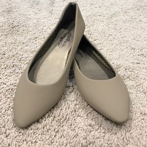 Taupe flats