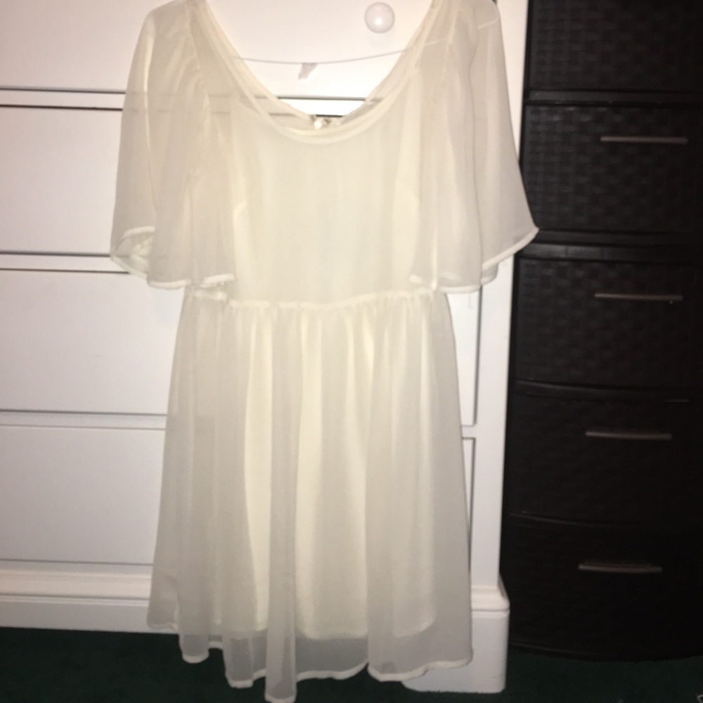 ASOS PETITE CREAM DRESS