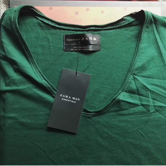 BNWT | ZARA MEN COLLECTION | DELUXE T SHIRT | L M - Picture 2 of 4