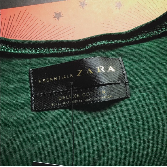 BNWT | ZARA MEN COLLECTION | DELUXE T SHIRT | L M - Picture 4 of 4