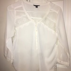 American Eagle Lace Flowy Blouse