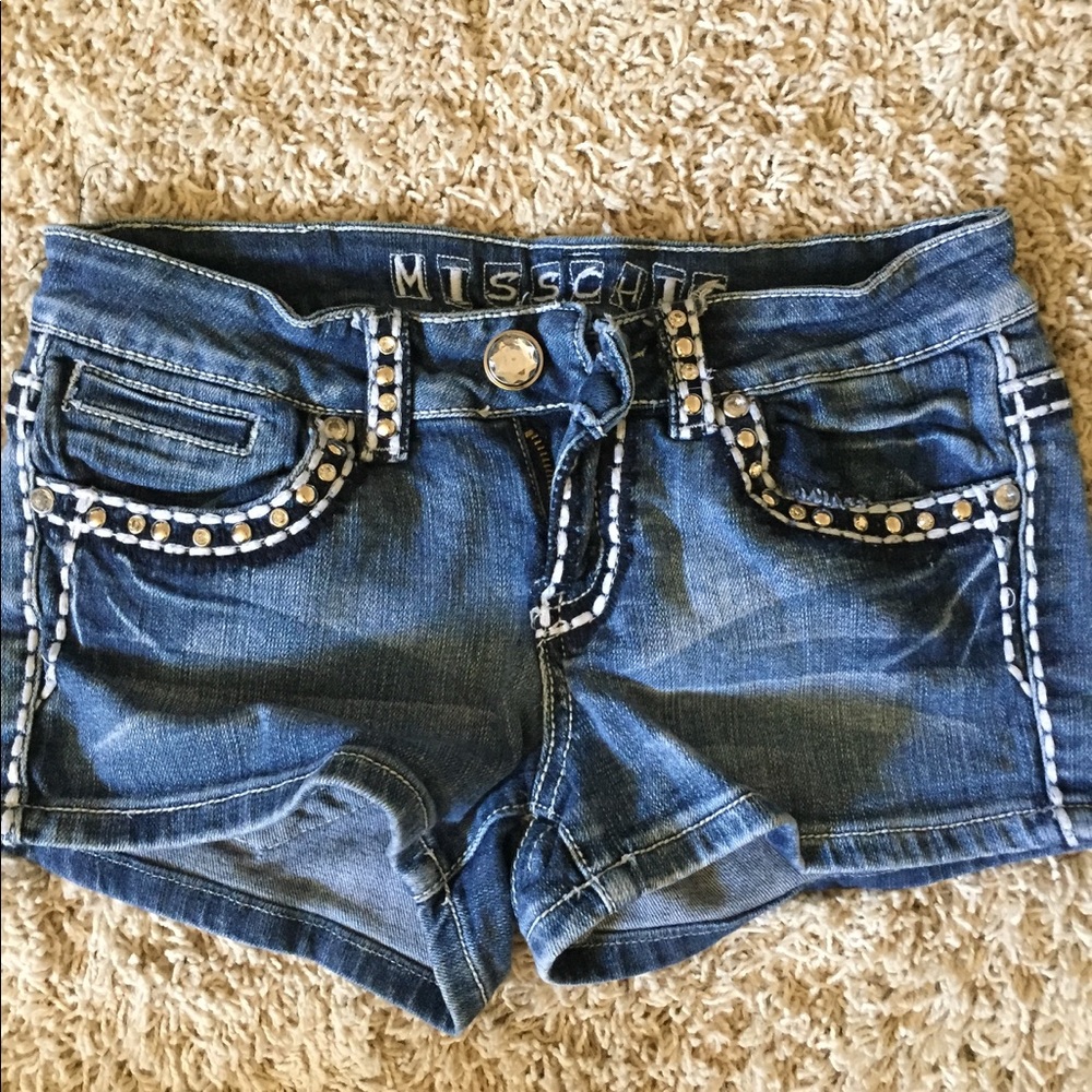 Miss chic jean shorts