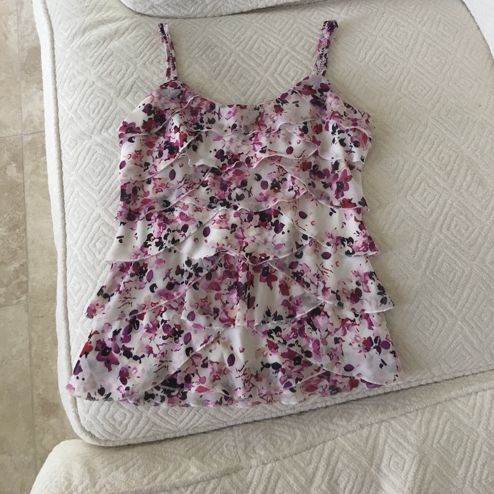 White/Black Suspenders Vest  size XS