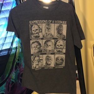 Star Wars expressions of a Wookie tee