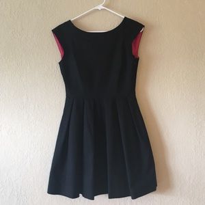 Zara little black mini dress low back