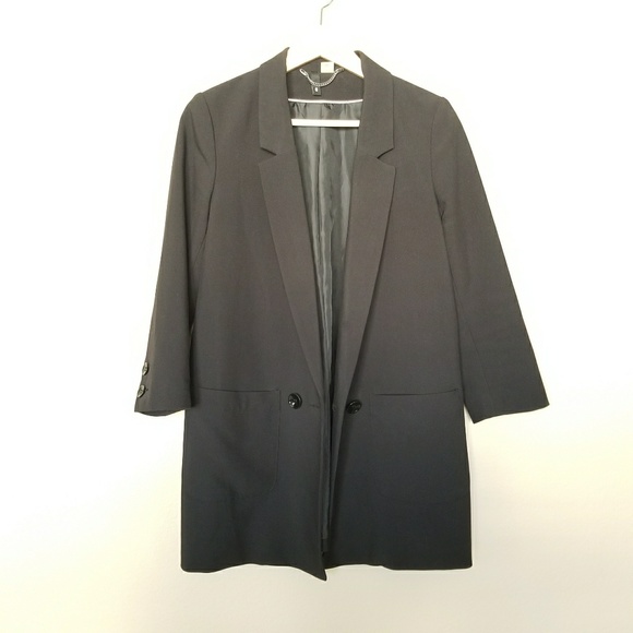 H&M Jackets & Blazers - H&M Divided Black Oversized Blazer Jacket 6