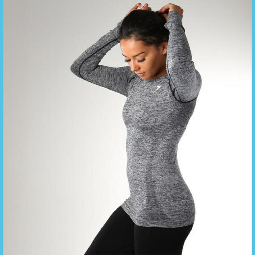 Gymshark seamless long sleeve top