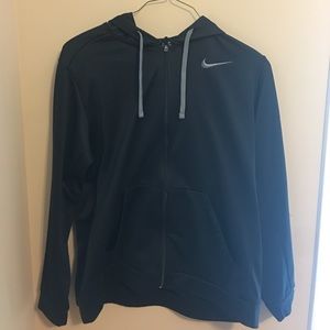 Nike black zip up Jacket