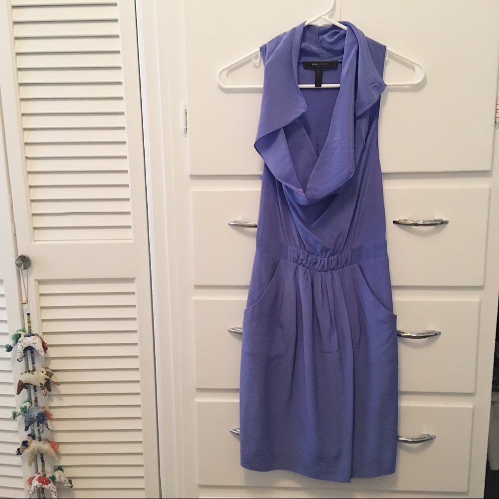 BCBG Max Azria silk semi formal dress