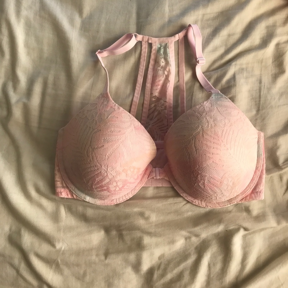Pink bra