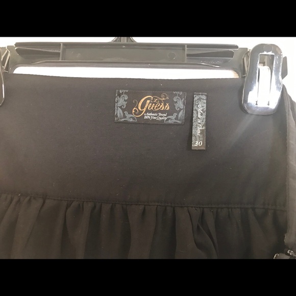 Guess black mini skirt size 10 - Picture 2 of 7