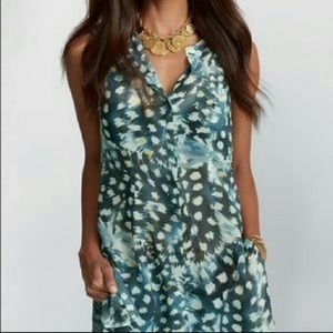 CAbi Sheer Avery Printed Tunic Top