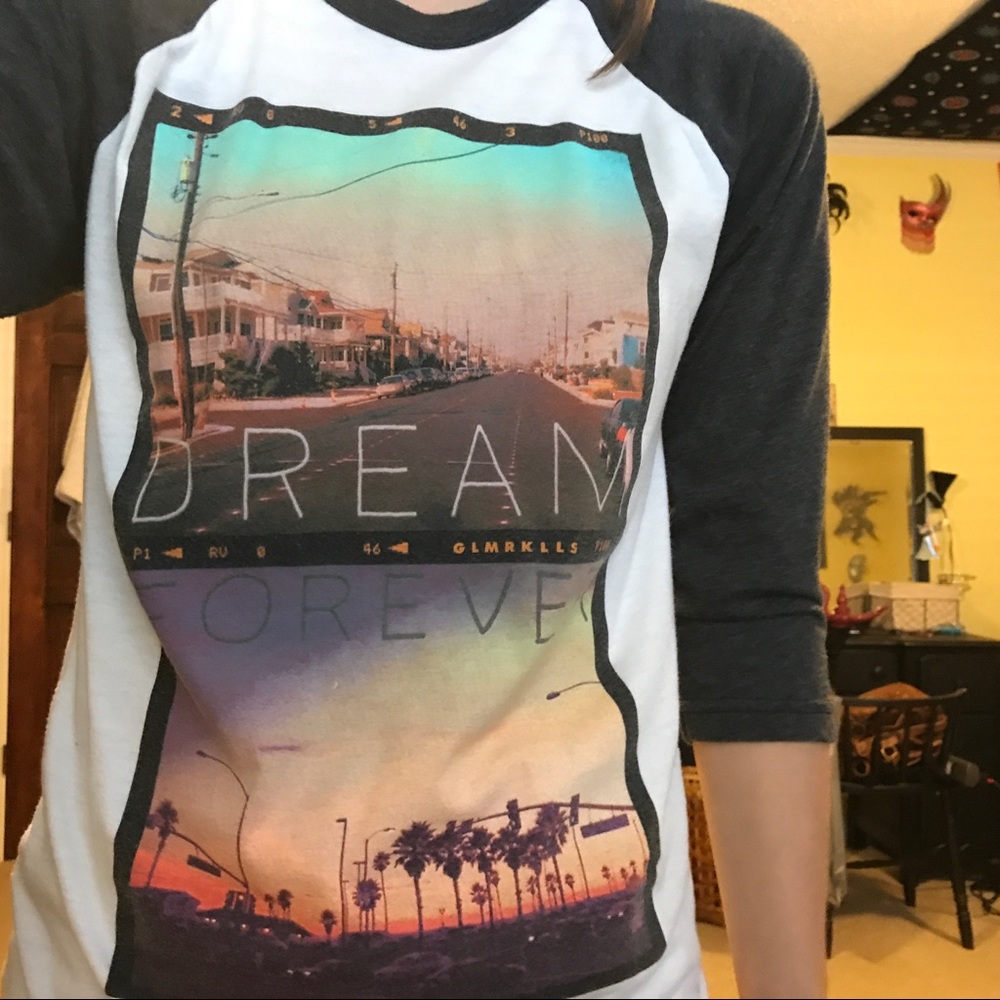 Glamour Kills baseball tee