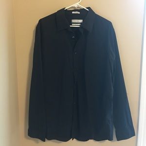 Calvin Klein black dress shirt