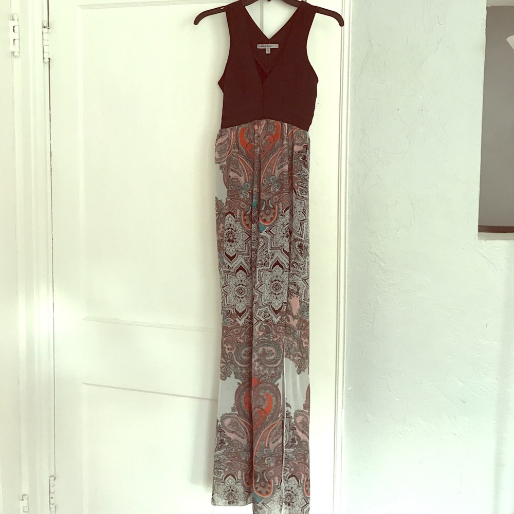 Black and paisley/mandala dress