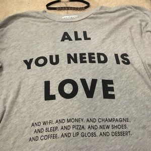 All you need is love tee