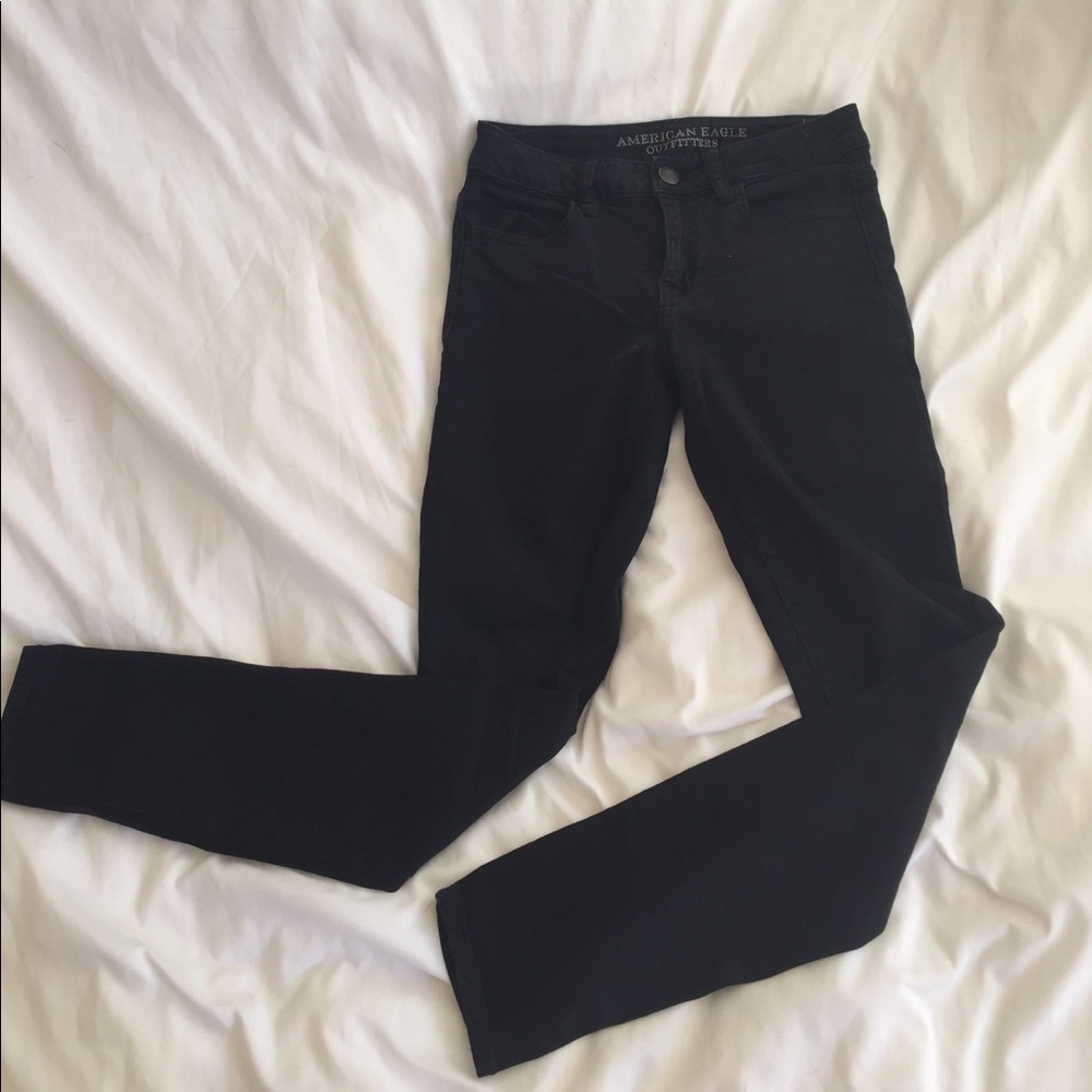Black high waist skinny jeans