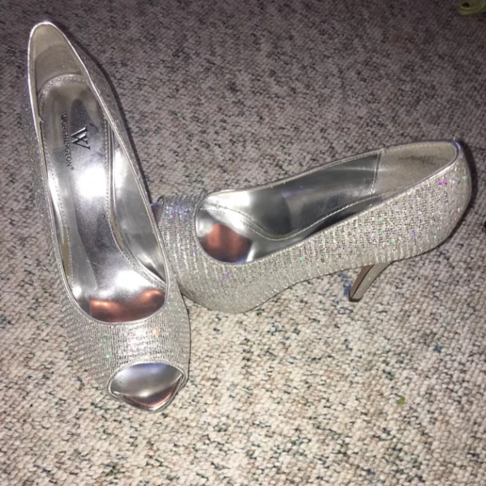 Sparkling stiletto club formal high heels