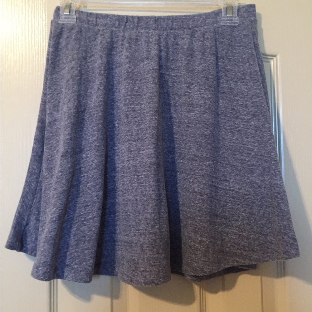 Blue skater skirt