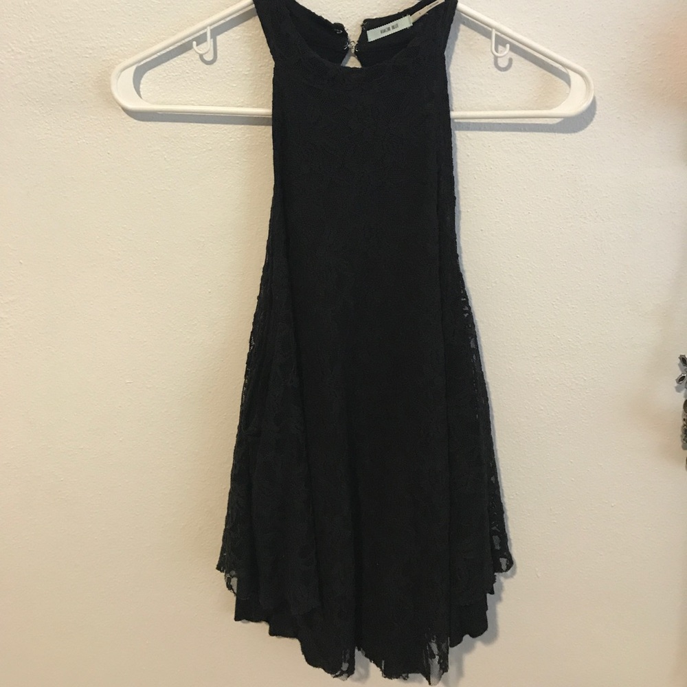 Black Lace halter top