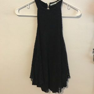 Black Lace halter top