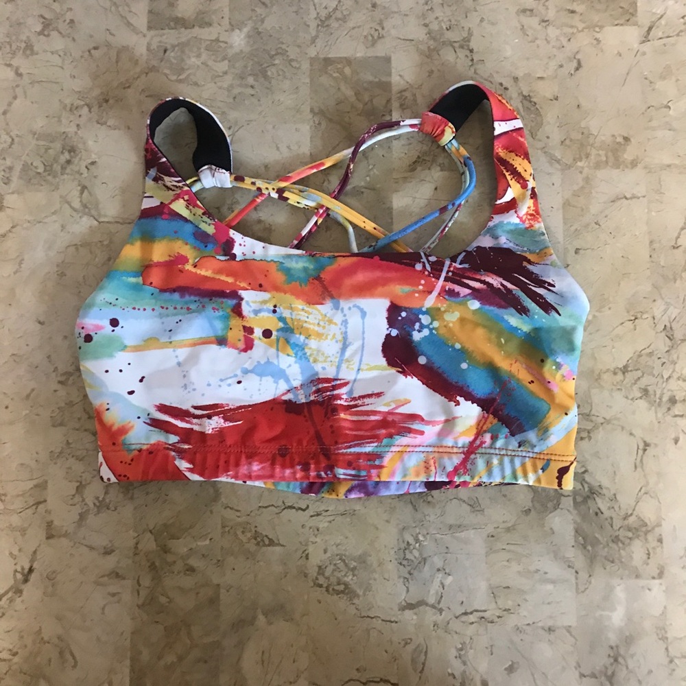 Onzie paint splatter yoga set