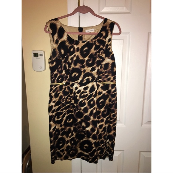 Calvin Klein Dresses & Skirts - Calvin Klein cheetah dress