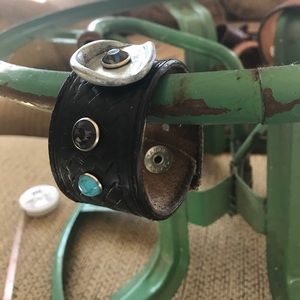 Up cycled belts into bracelets