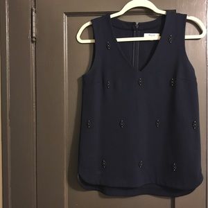Madewell Beaded Shell Top