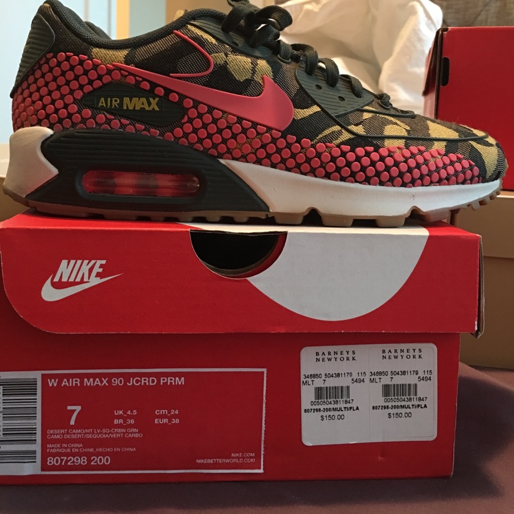 Camo Nike Air Max sneakers