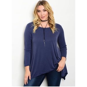 Plus Size Blue Top!