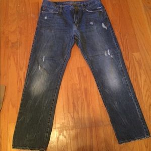 Men's 34x32 relaxed straight American eagle jeans