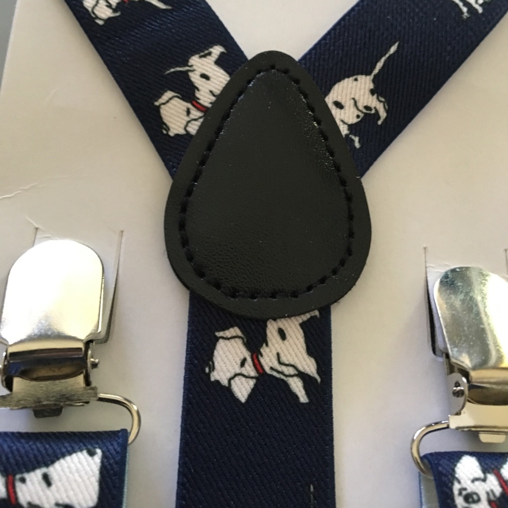 5/$25 🎉HOP🎉 Baby toddler suspenders Dalmatians - Picture 2 of 3
