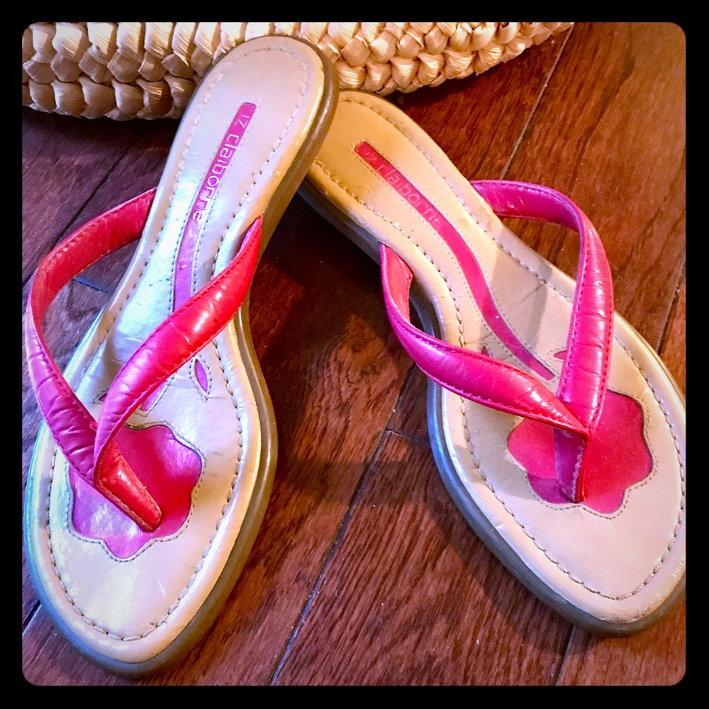 Hot Pink Liz Claiborne Sandals