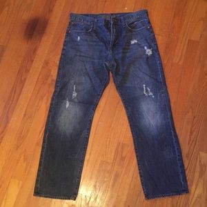 Men's 33x32 American eagle relaxed straight jeans