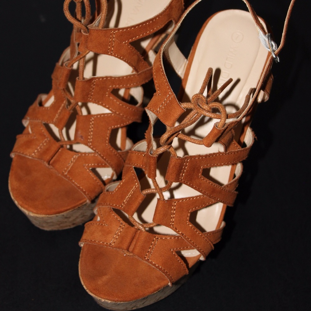 Suede Wedges