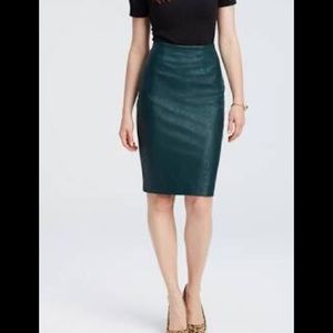 LAST CALL! Ann Taylor Faux Leather Pencil Skirt