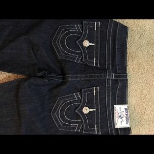 True Religion jeans w/crystal buttons