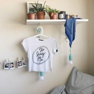 Brandy Melville Crop Top! 🌸💐