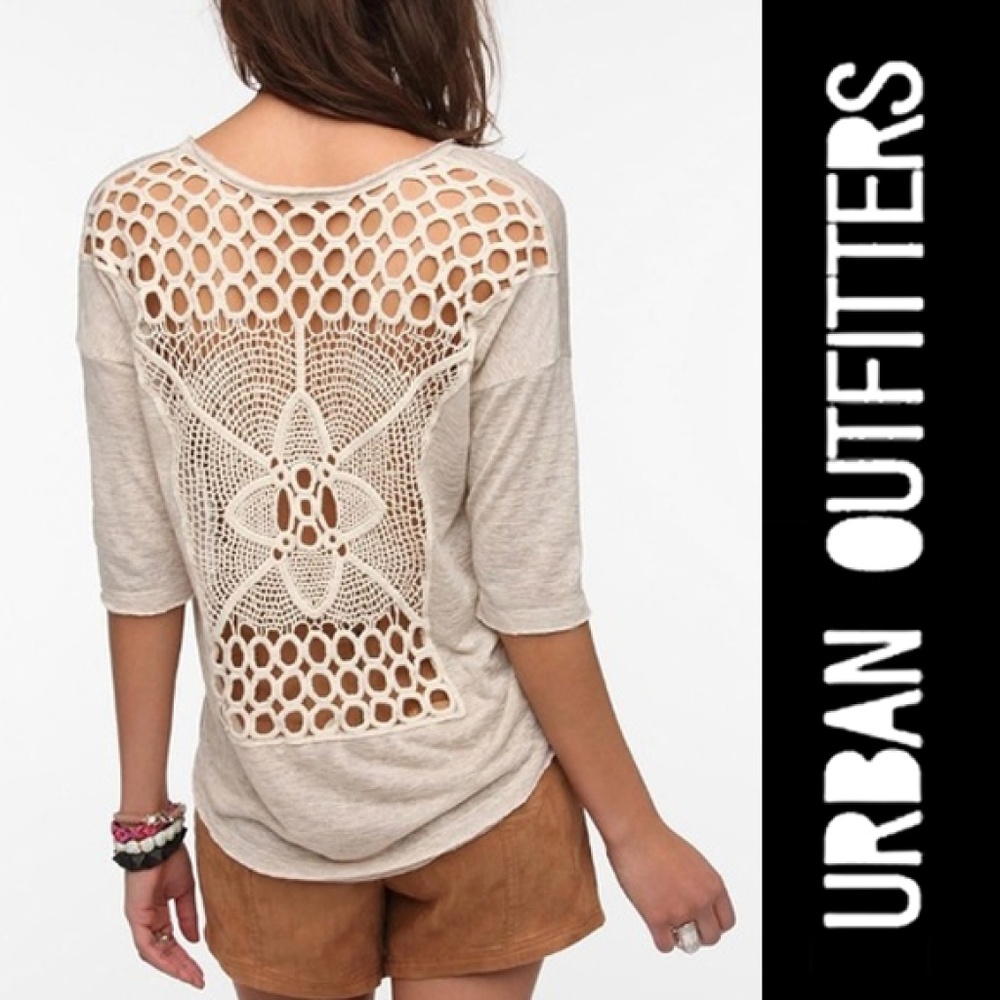 Urban Outfitters Crochet Back Top Staring at Stars